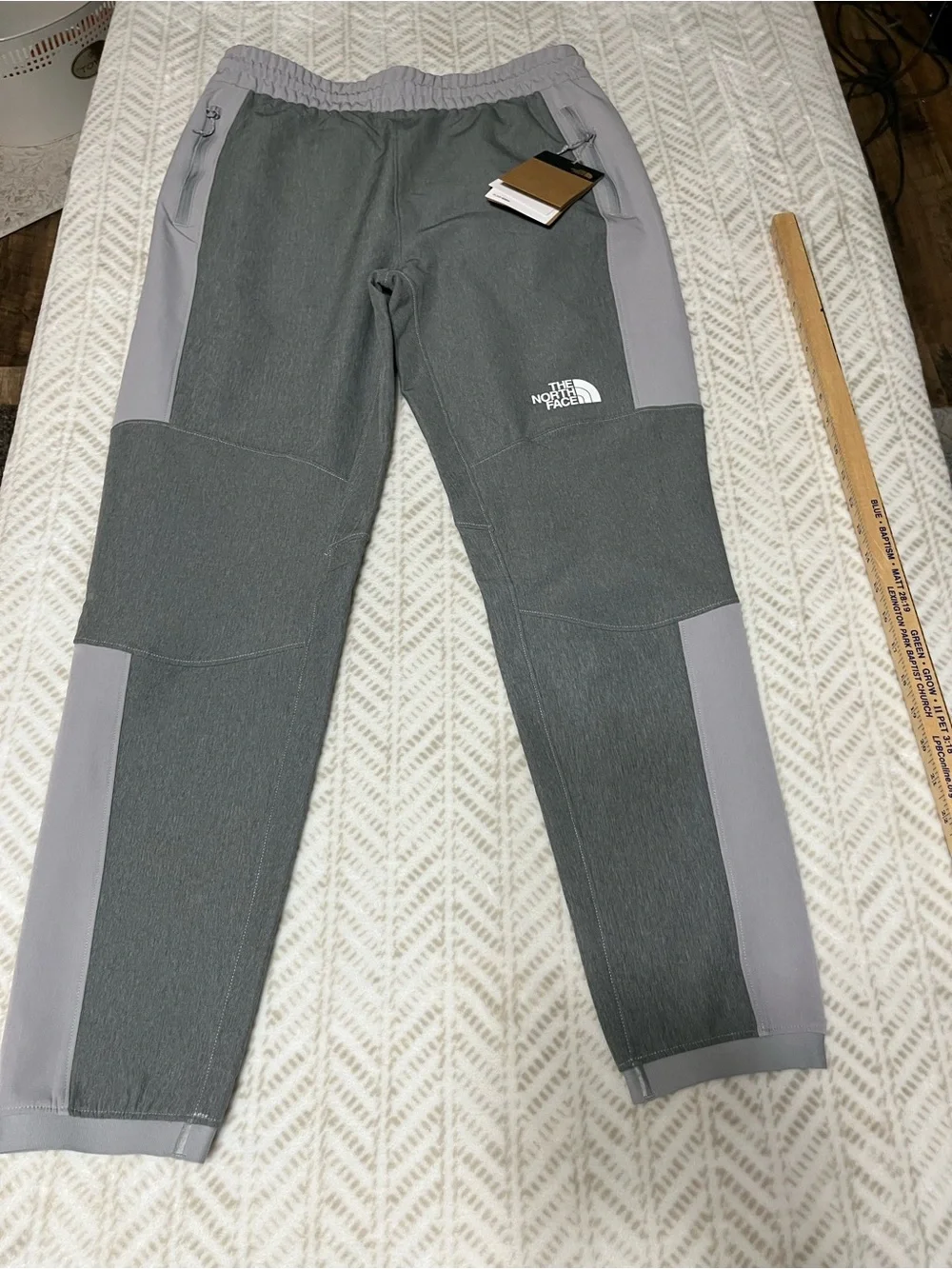 The North Face Men's Gray Two-Tone Performance Pants Texware